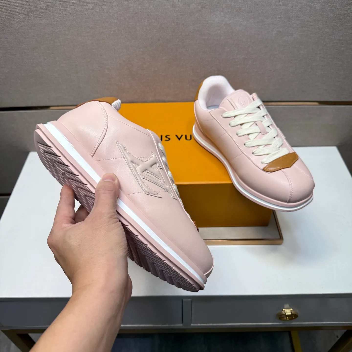 Men's men's shoes 💰pp560 [LV～] Men's casual shoes 2025z cabinet sales simultaneously 🔶Size: 38-44 #️⃣ 🔷5 colors🔜The upper is made of multi-material splicing➕Mesh lining, comfortable and breathable, sole: original comfortable and wear-resistant outsole, ⚠️real thing📱photographed🎬real thing is better📢📢📢